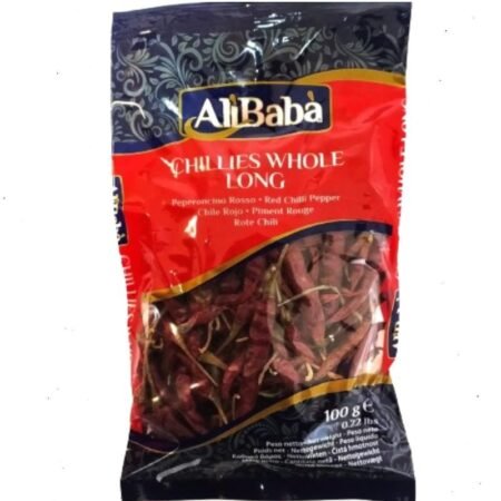 Dry Chilli Whole 100g - Ali Baba