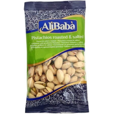 Pistachio Roasted & Salted 100gm- Ali Baba
