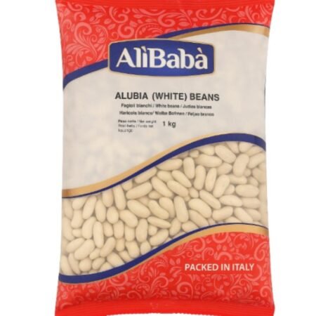 White Kidney Beans (Alubia) 1kg - Ali Baba
